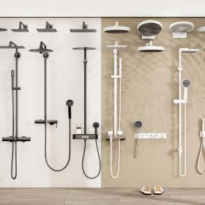 淋浴花洒3D模型下载